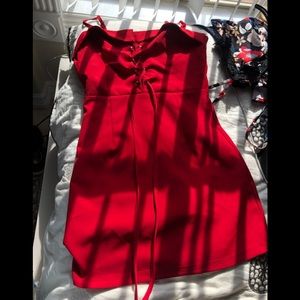 Nasty gal red mini dress